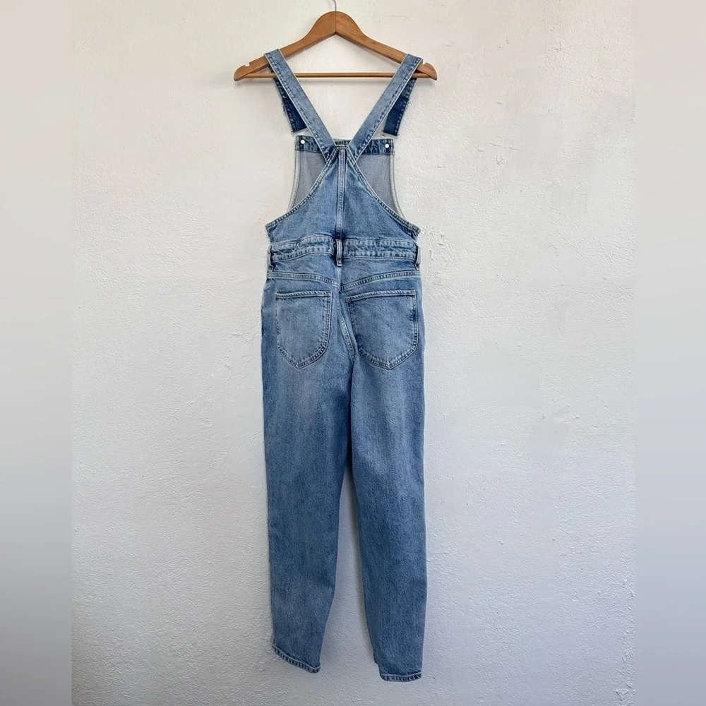 Free People We The Free Shelby Overall in Light Wash